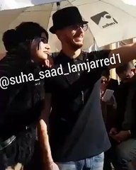 اقتربت من سعد المجرد لتصور سلفي فهذا ما فعل لها .. لكن ردت فعلها كانت أقوى ههههههههههههه