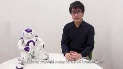 Robot NAO juega a Wii Tenis