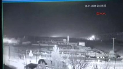 Diyarbakır Çınar'daki Patlama 15 Kilometre Uzaklıktaki Güvenlik Kamerasına Böyle Yansıdı