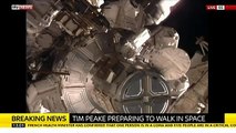 Tim Peake Wird Der Erste Britische Astronaut Zu Führen Weltraumspaziergang