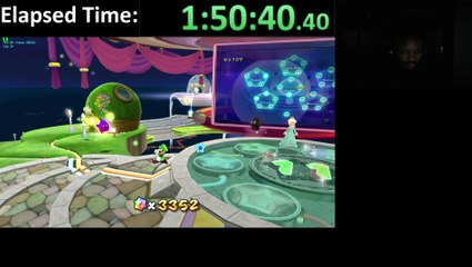 Super Luigi Galaxy (PC) Dolphin Emulator 4.0-5616 Walkthrough #8 - Part 8 with XSplit Broadcaster - 1080p 60 HD