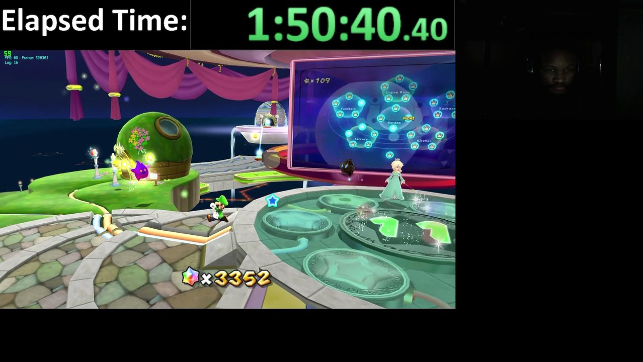 Super Luigi Galaxy (PC) Dolphin Emulator 4.0-5616 Walkthrough #8 - Part 8 with XSplit Broadcaster - 1080p 60 HD