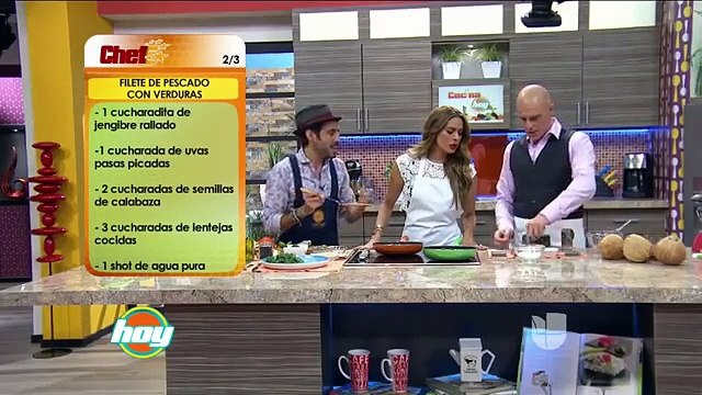 Aprende cómo preparar un filete de pescado con verduras
