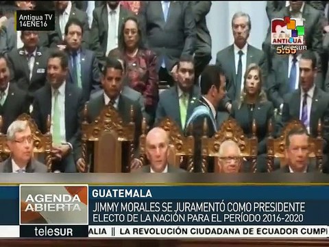 Guatemala: Jimmy Morales asume como presidente