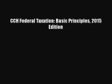 Download CCH Federal Taxation: Basic Principles 2015 Edition PDF Online