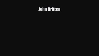 [PDF Download] John Britten [Download] Full Ebook
