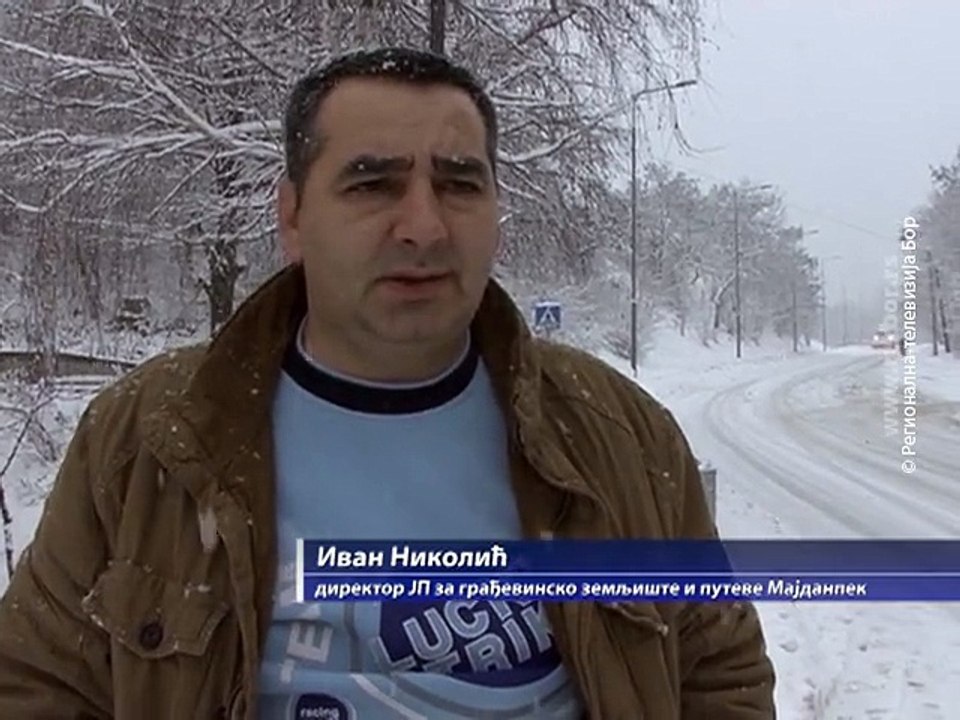 Sneg ne zna da stane, 15. januar 2016. (RTV Bor)