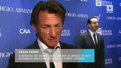 Sean Penn has "a terrible regret" about "El Chapo" meeting