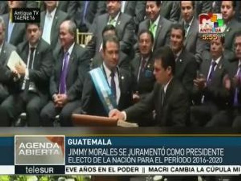 Guatemala: Jimmy Morales asume como presidente