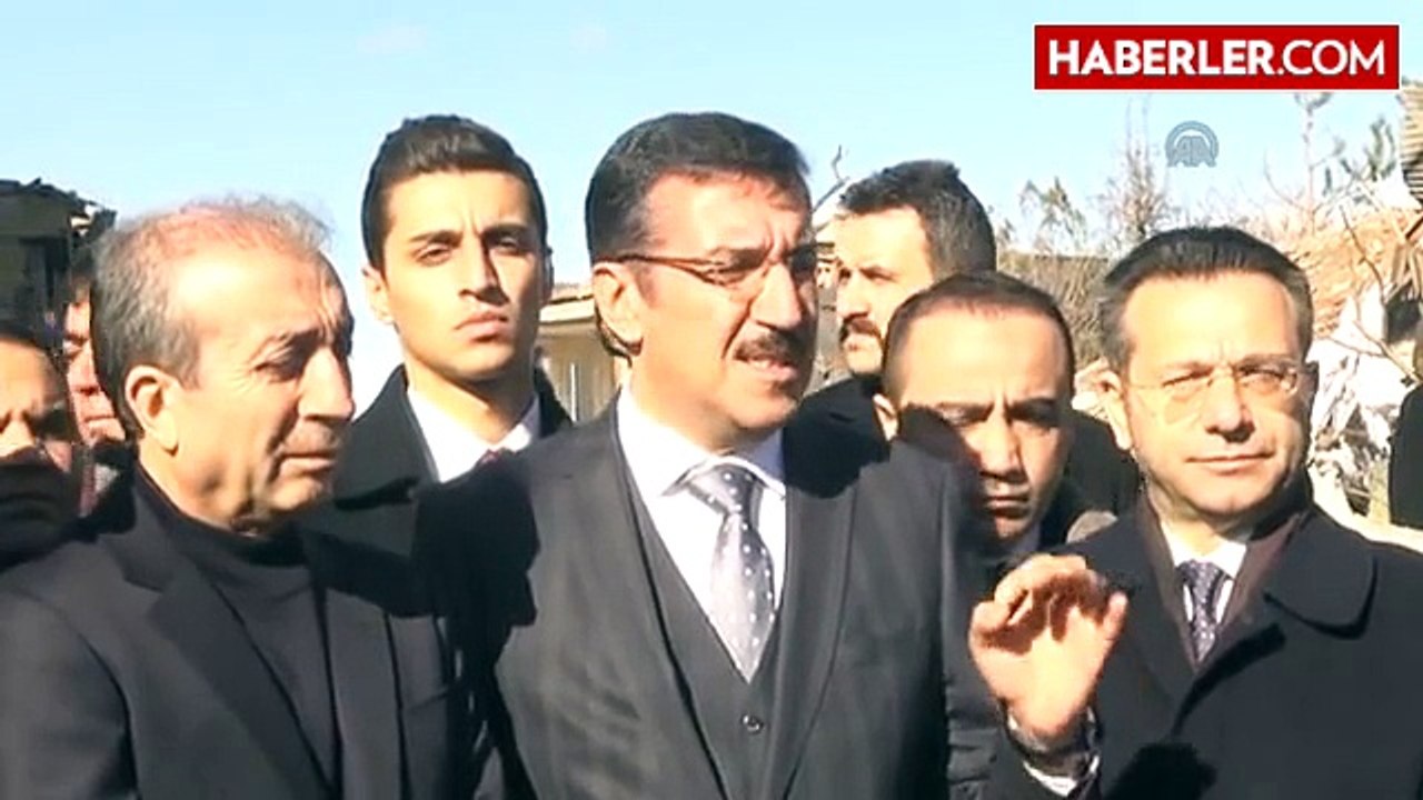 Bakanlar Tüfenkçi ve Eker, Çınar'da İncelemelerde Bulundu