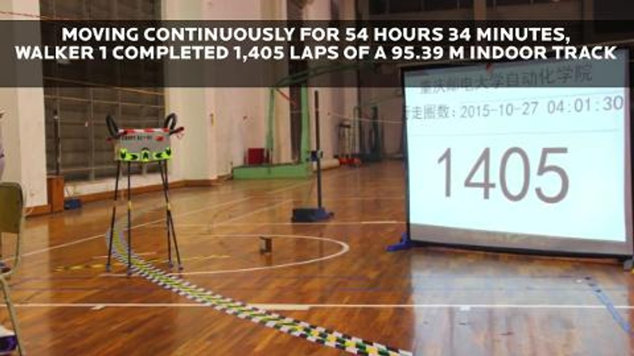 Furthest distance covered by a quadruped robot - Guinness World Records