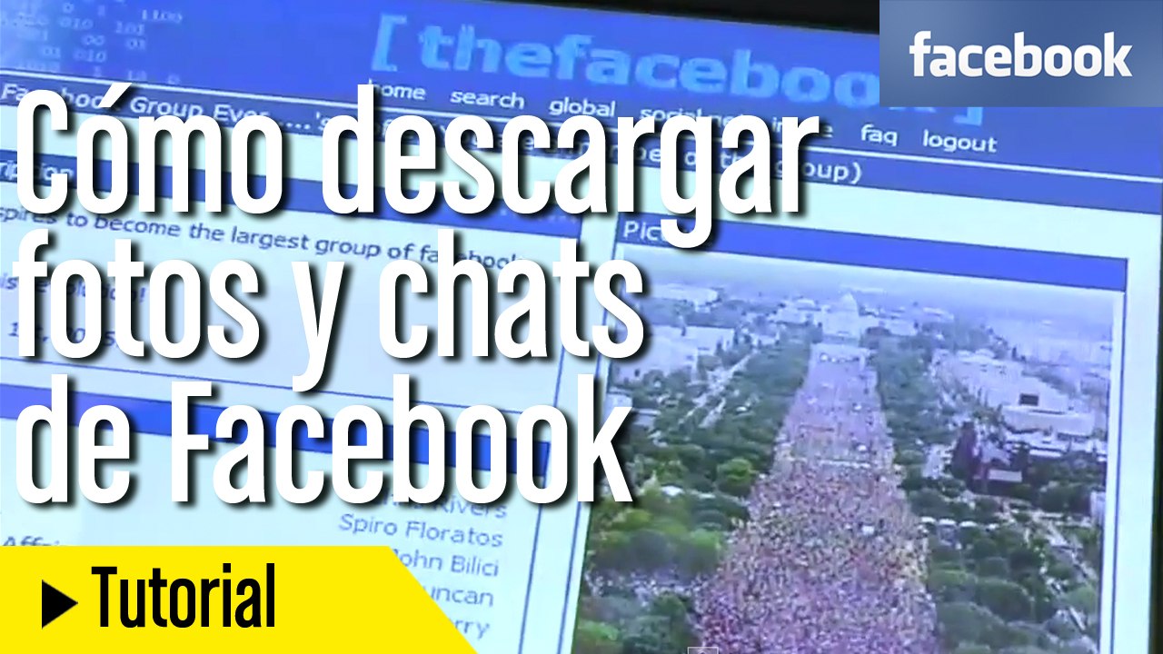 Cómo hacer una copia de tus fotos, vídeos y chats de Facebook