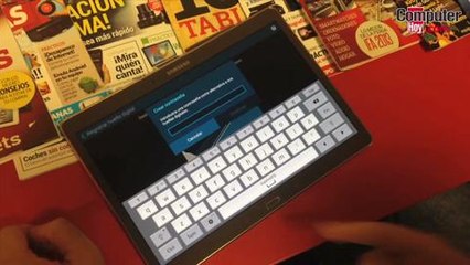 Escaner huella digital en Samsung Galaxy Tab S