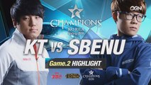 [H/L 2016.01.15] KT vs SBENU Game 2 - RO1 l 롯데 꼬깔콘 LoL Champions Korea Spring 2016