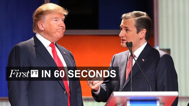 FirstFT - Trump and Cruz clash, BHP’s $7bn shale writedown