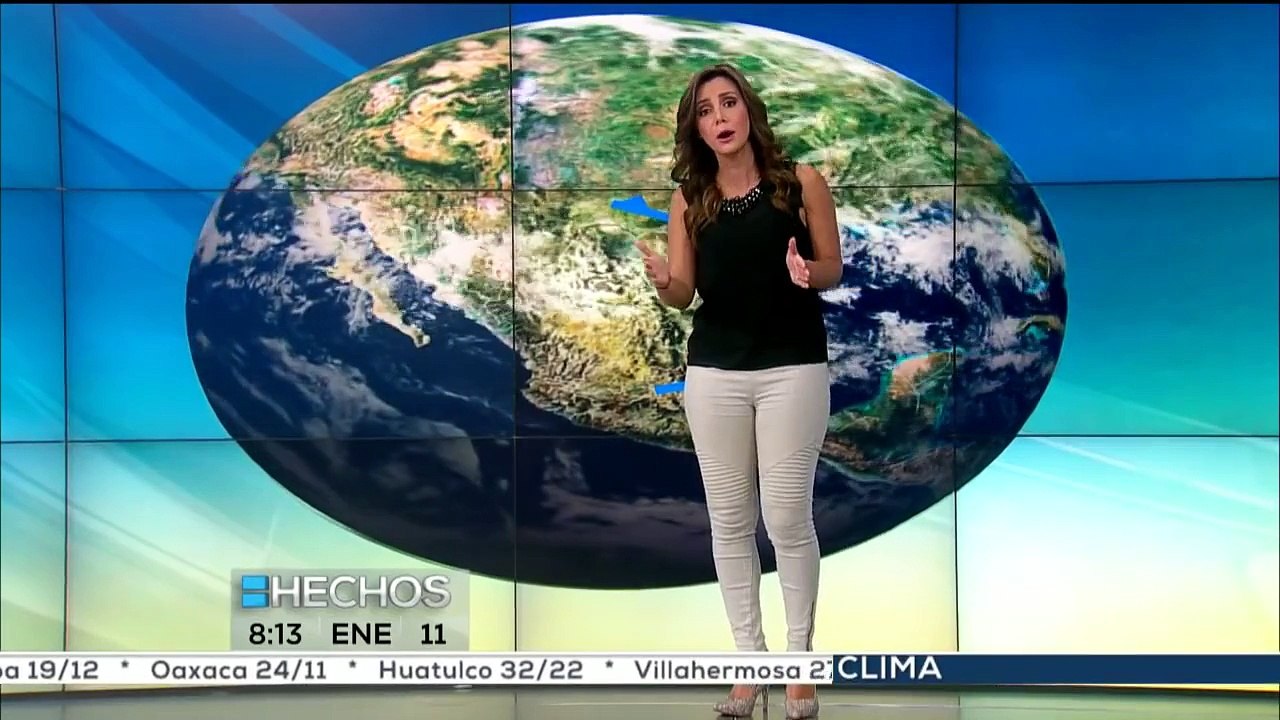 Pronóstico del tiempo con Vaitiare Mateos (3) | Lunes 11 de enero 2016