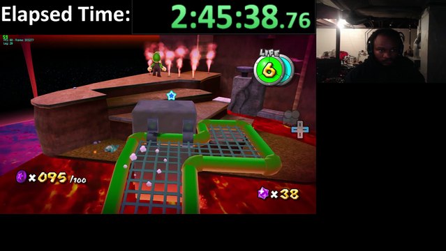 Super Luigi Galaxy (PC) Dolphin Emulator 4.0-5616 Walkthrough #8 - Part 12 with XSplit Broadcaster - 1080p 60 HD