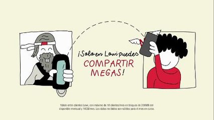 Lowi ahora permite compartir megas con otros usuarios