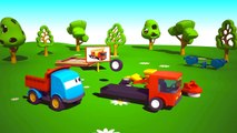 Kids 3D Machine crtns for Children 3: Leo the Truck: FIRE ENGINE TRUCK! (大卡车) Kidsfirs