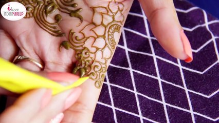 #3 DIY Best Arabic Mehendi Design 2016 | How To Apply Henna Mehndi Tattoo On Hand