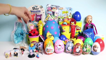 Download Video: Congelés Géant Play Doh Oeuf Shopkins MLP Thomas Angry Birds Peppa Pig Surprise Œufs Jouet Vidéos