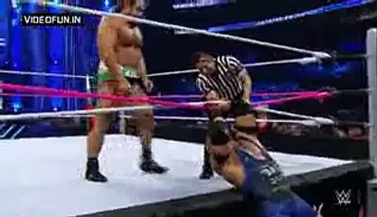 Ryback Vs Rusev WWE SmackDown Fight Oct 8 2015
