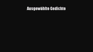 Ausgewählte Gedichte PDF Ebook Download Free Deutsch