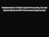 [PDF Download] Fundamentals of Radar Signal Processing Second Edition (McGraw-Hill Professional