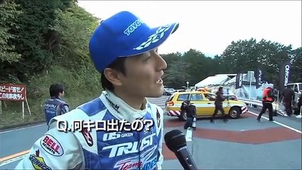 箱根の公道で時速２００キロからの５速全開豪快ドリフト　D1マシンGTR