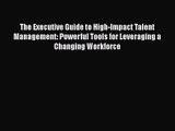 Read The Executive Guide to High-Impact Talent Management: Powerful Tools for Leveraging a