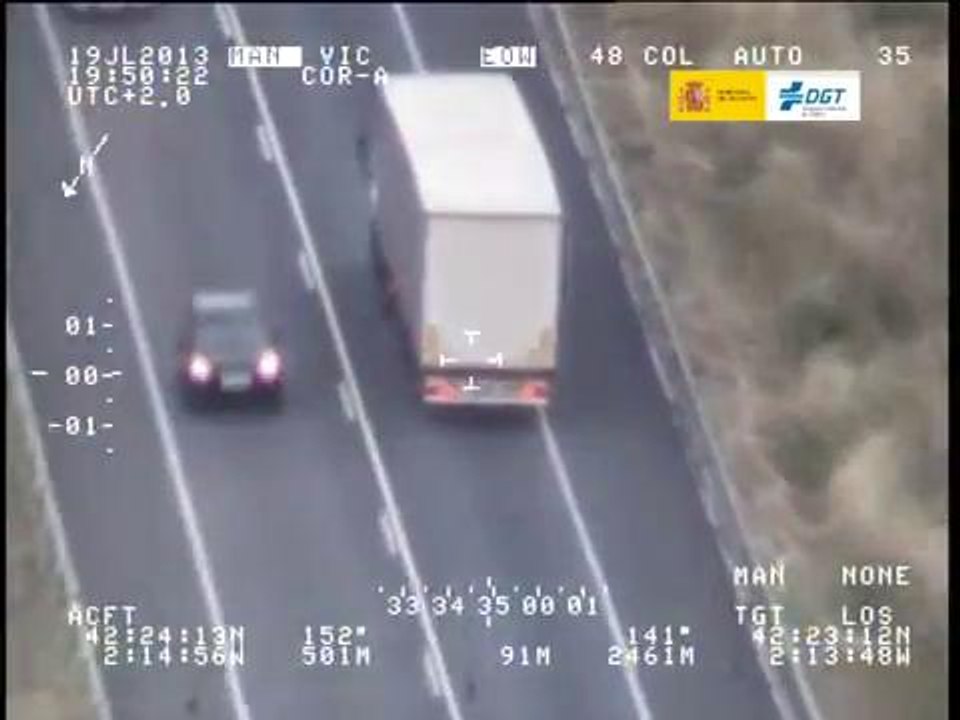 LOCURAS AL VOLANTE  Adelantamiento pesado