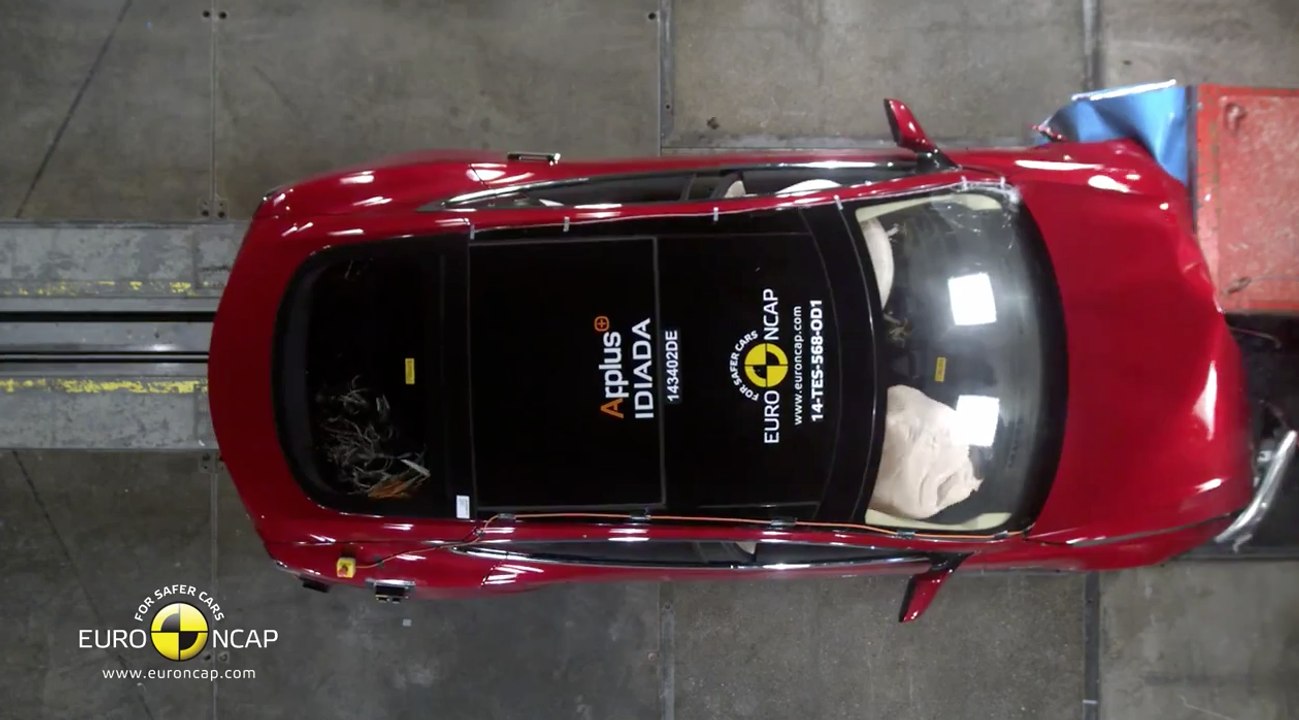 Crash Test  Tesla Model S Euro NCAP