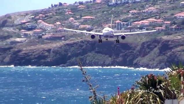 Remarkable Crosswind Landings || Go-Arounds || WINDY || Madeira Video Arts