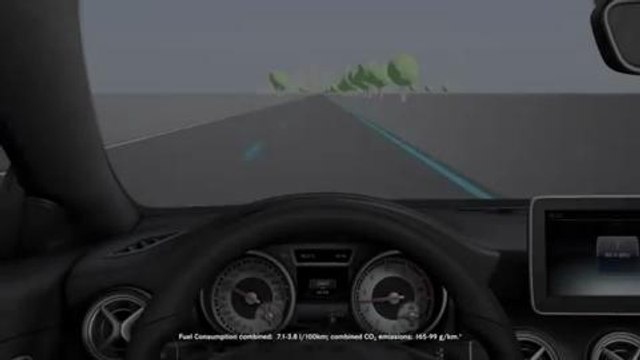 Mercedes CLA Shooting Brake Lane Keeping Assist