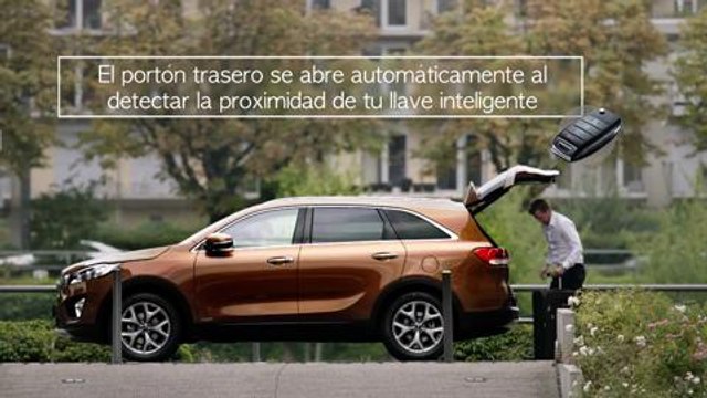 Nuevo Kia Sorento, tecnologías- Portón automático inteligente.