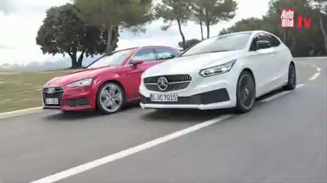 Mercedes A-Class y el Audi A3 (2018)