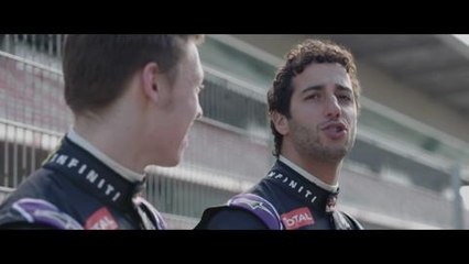 Ricciardo y Kvyat bromean antes del GP Australia