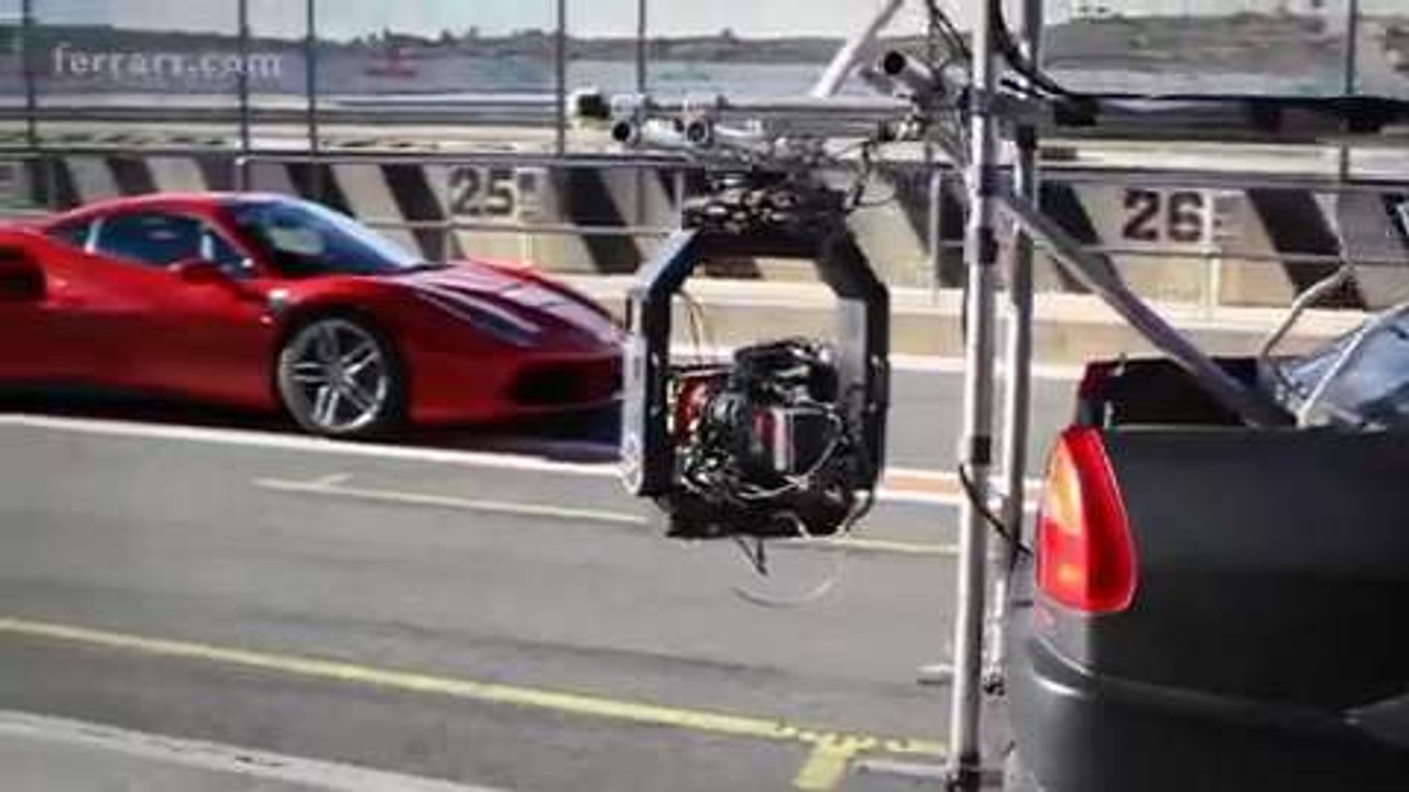 Ferrari 488 GTB - Detrás de las cámaras