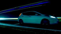 Nissan Leaf fluorescente