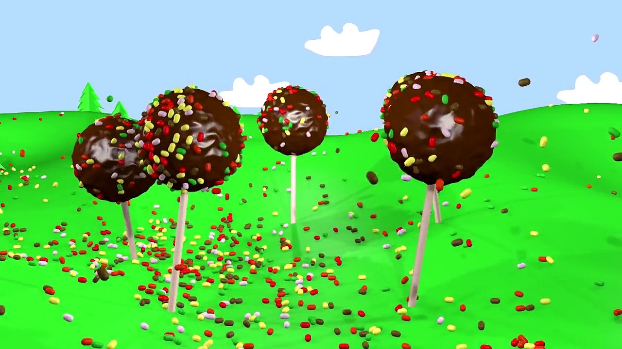 Chocolate Lollipop Finger Family Rhyme ♥ Daddy Finger Song For Kids