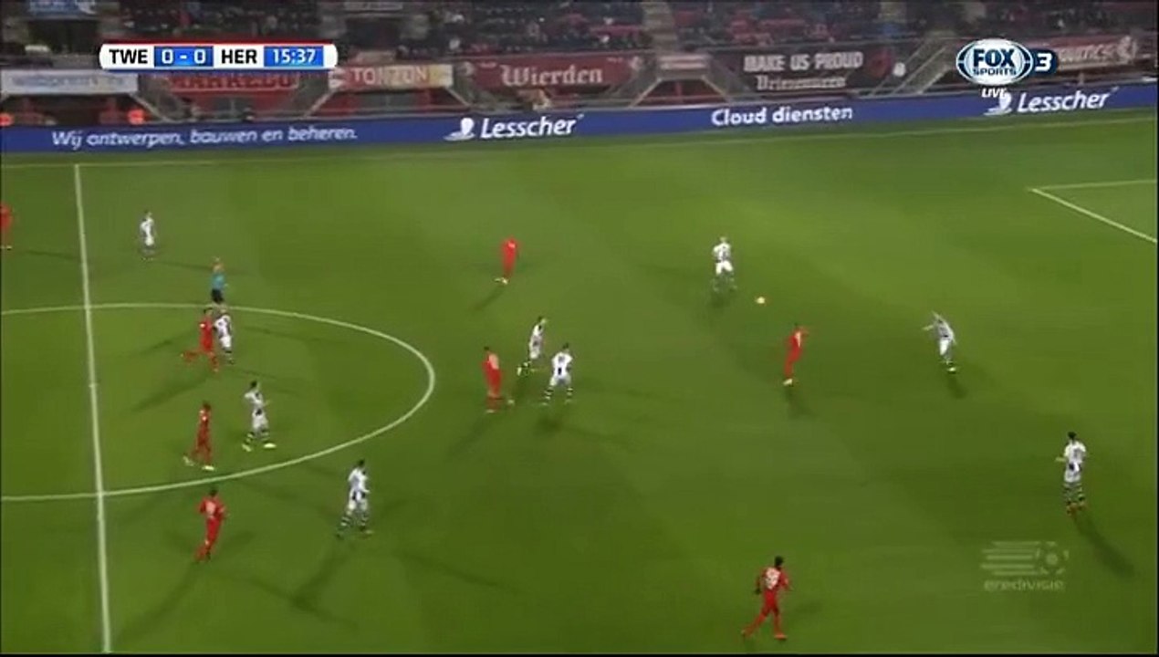 1-0 Chinedu Ede Goal Holland  Eredivisie - 15.01.2016, FC Twente 1-0 Heracles Almelo