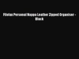 [PDF Download] Filofax Personal Nappa Leather Zipped Organiser - Black [Read] Full Ebook