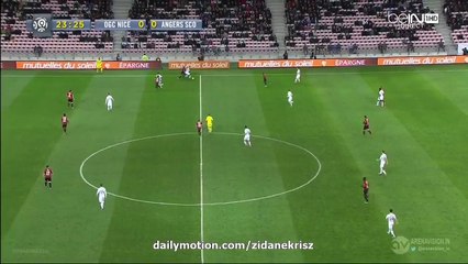 Pierrick Capelle 0:1 HD - OGC Nice v. Angers SCO 15.01.2016 HD