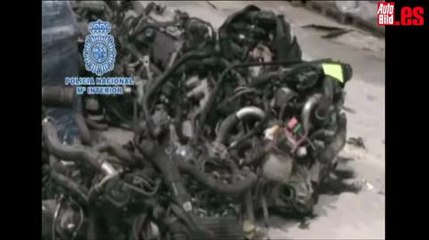 Policia intercepta coches robados