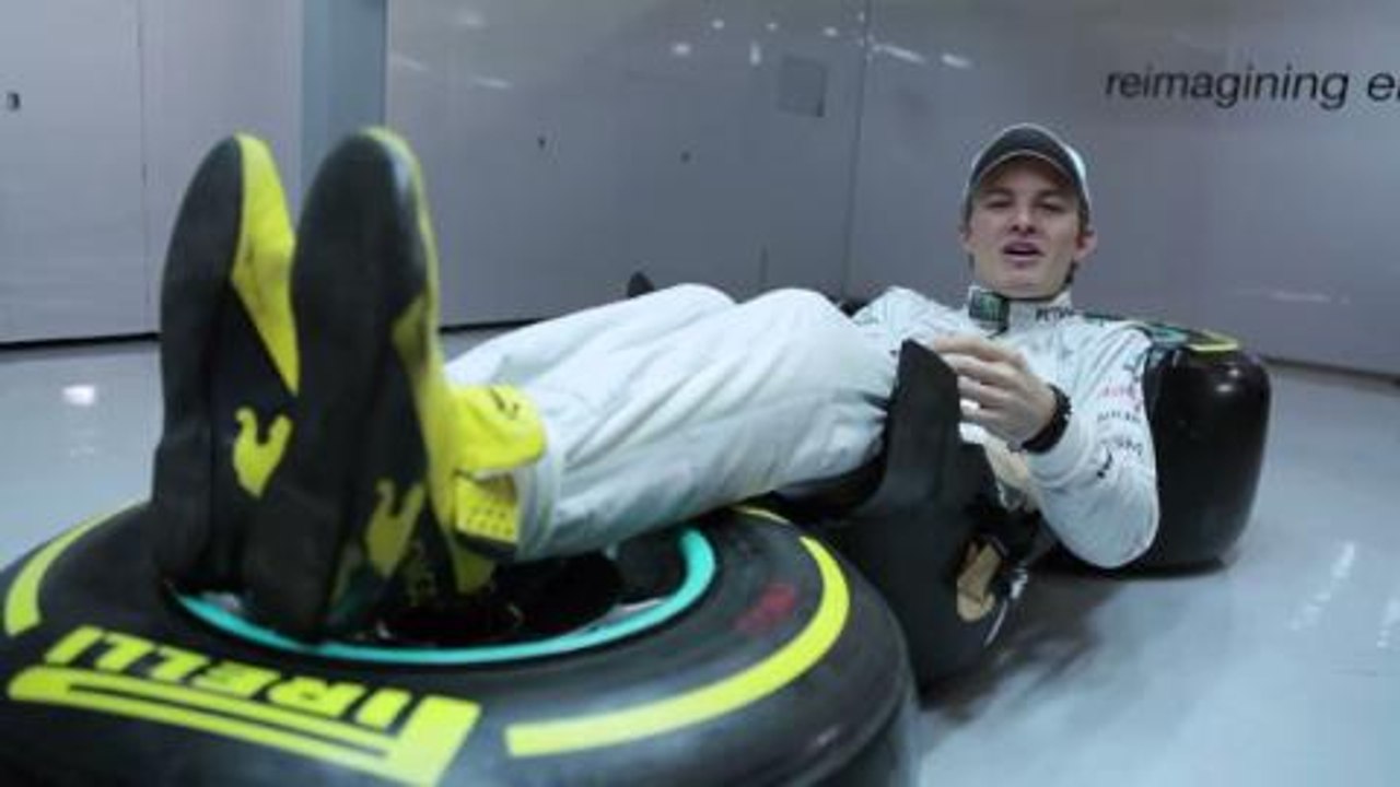 Video: Asiento Fórmula 1 de Nico Rosberg