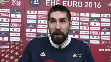 Download Video: Hand - Euro (H) - France-Macédoine : Nikola Karabatic «On n'a pas paniqué»