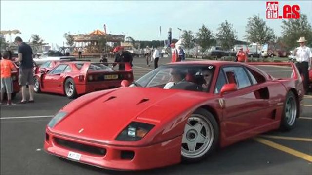 Vídeo: 62 Ferrari F40 en Silverstone