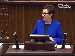 Poseł Anna Milczanowska - Wystąpienie z dnia 16 grudnia 2015 roku.