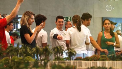 Atletas da ginástica do Brasil e dos EUA se impressionam com Vila Olímpica