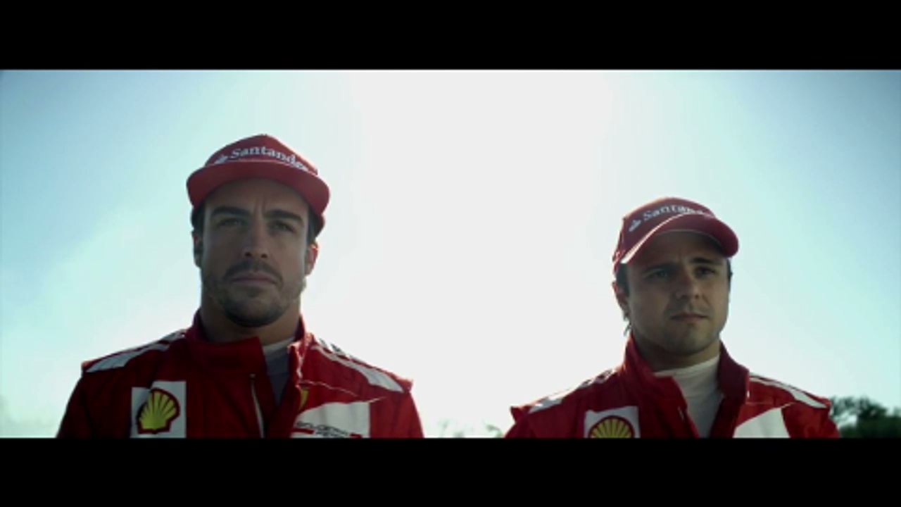 Vídeo: Fernando Alonso y Felipe Massa Test FIAT 500 Abarth Cabrio